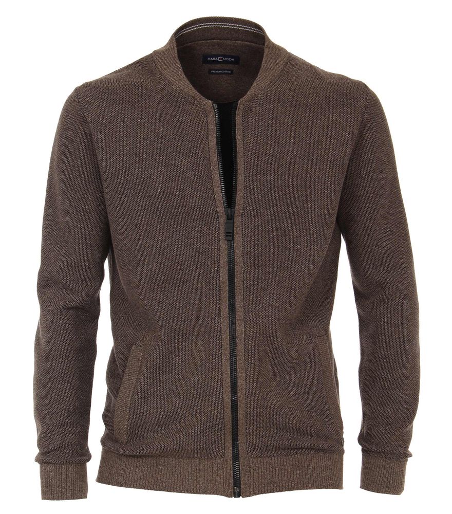Casa Moda Cardigan Herren Beige Casa Moda Strickjacke Cardigan Mit