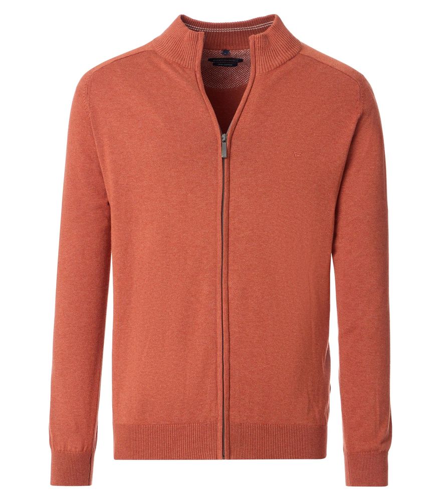 Casa Moda Herren Pullover Orange Casa Moda Pullover In Rot-Braun