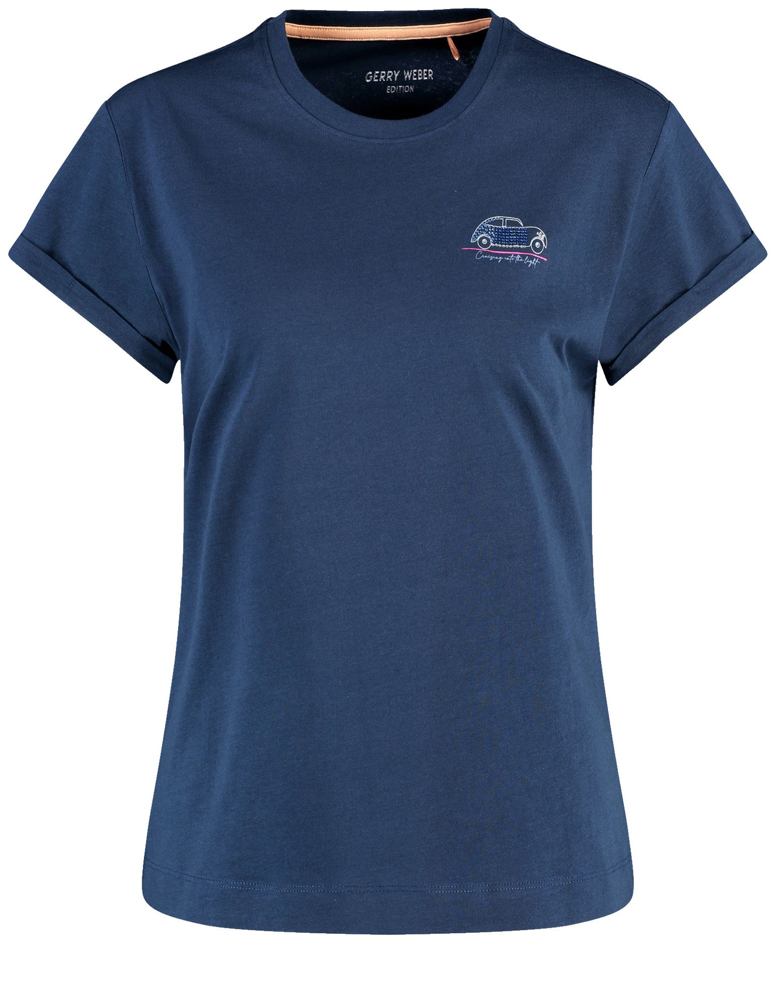Gerry Weber - Damen T-Shirt mit kleiner Stickerei (270069-44056 