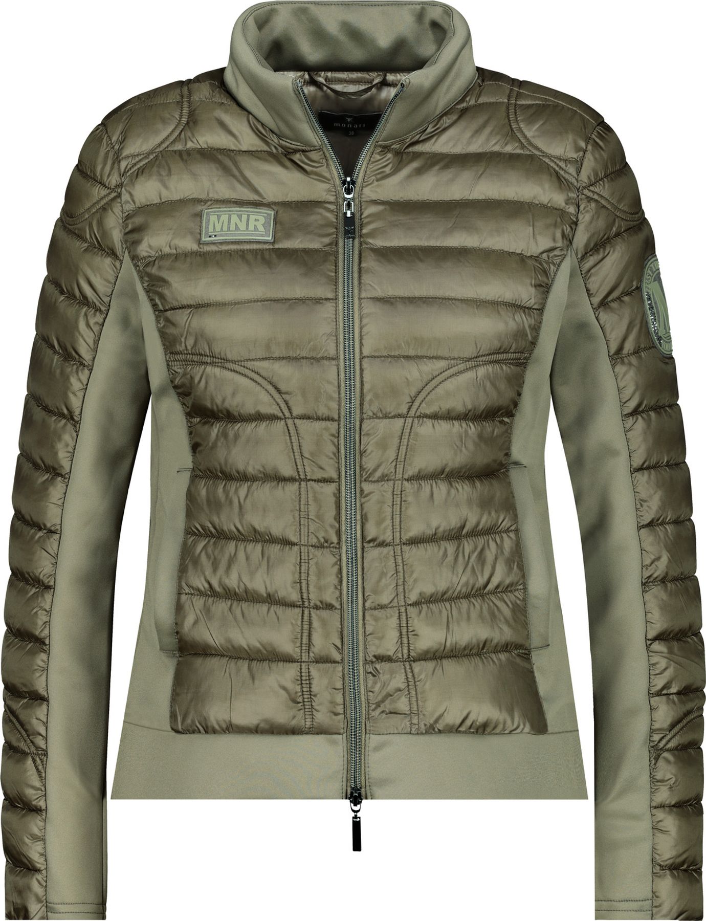 Monari - Damen glänzende Steppjacke mit Neopren (808048  