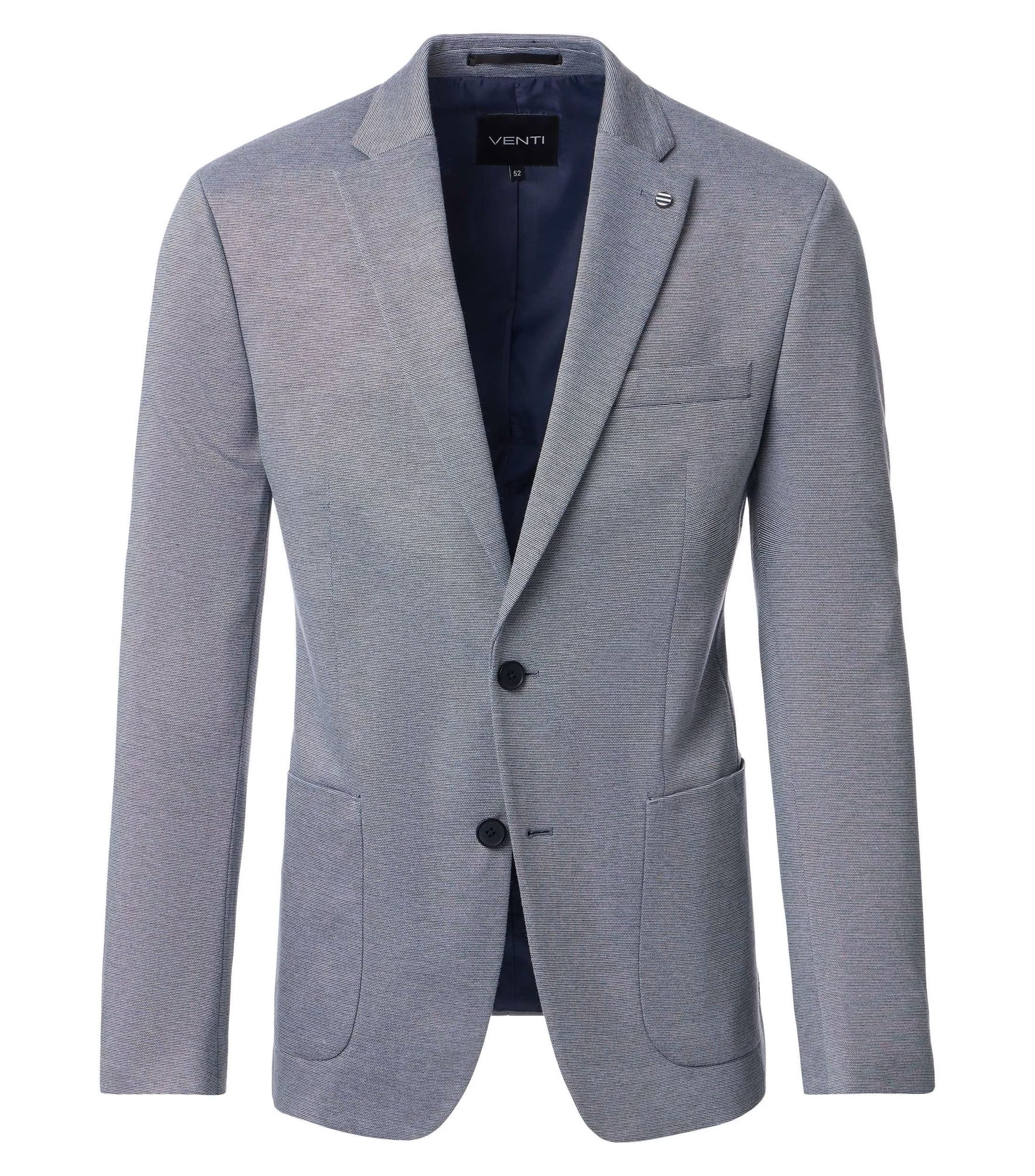 Venti Sakko Uni - Modernes Bi-Color Sakko Mit Stretch