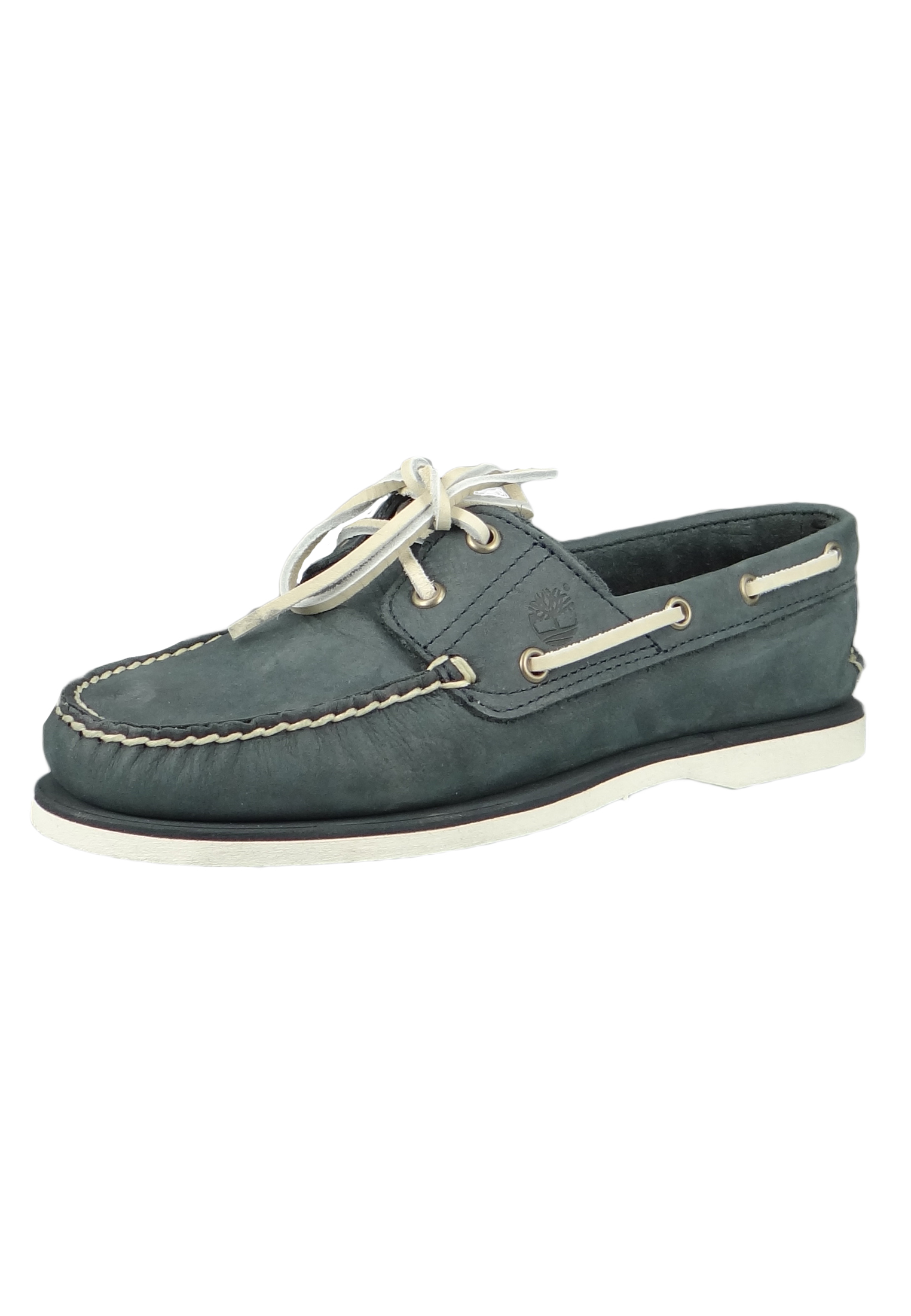 Timberland A21HX Classic 2 Eye Boat Shoe Herren Bootsschuhe Ebony Grau Timberland A21HX Classic 2 Eye Boat Shoe Herren Bootsschuhe Ebony Grau