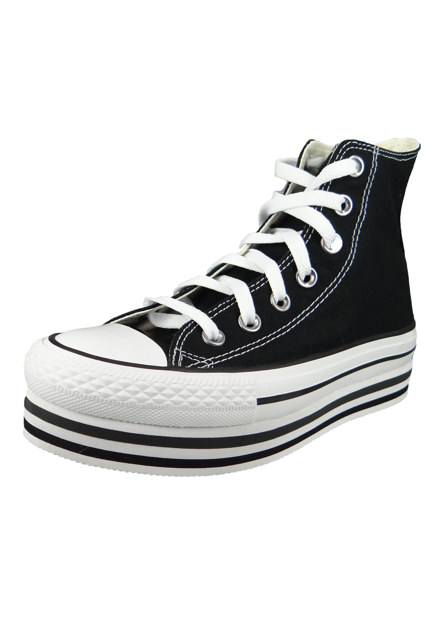 chucks platform schwarz