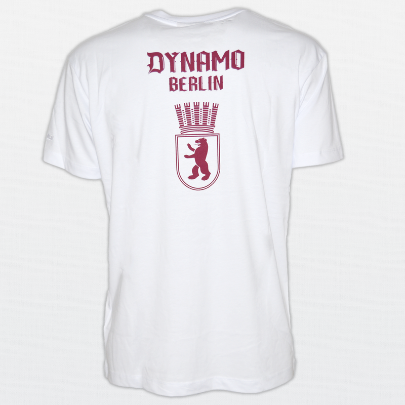 T-Shirt Dynamo Berlin white