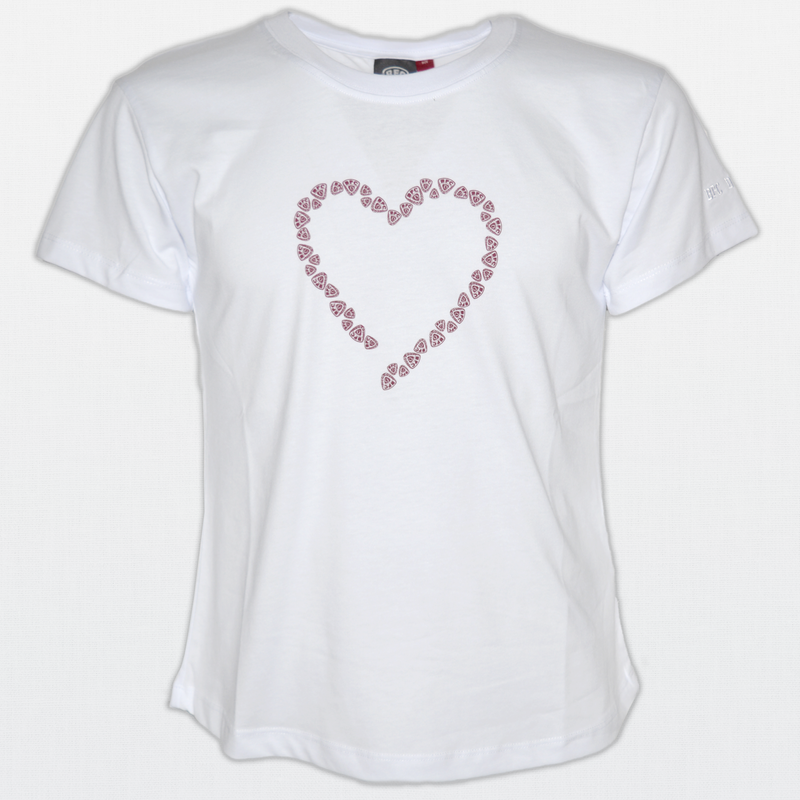 T-Shirt Heart white