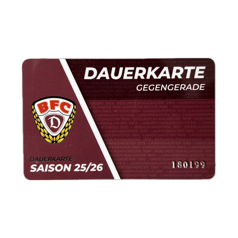 DAUERKARTE Vollzahler Saison 25/26