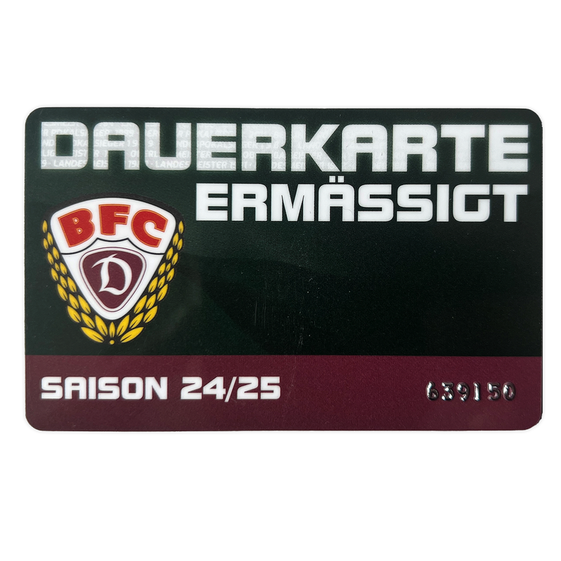 DAUERKARTE Ermäßigt