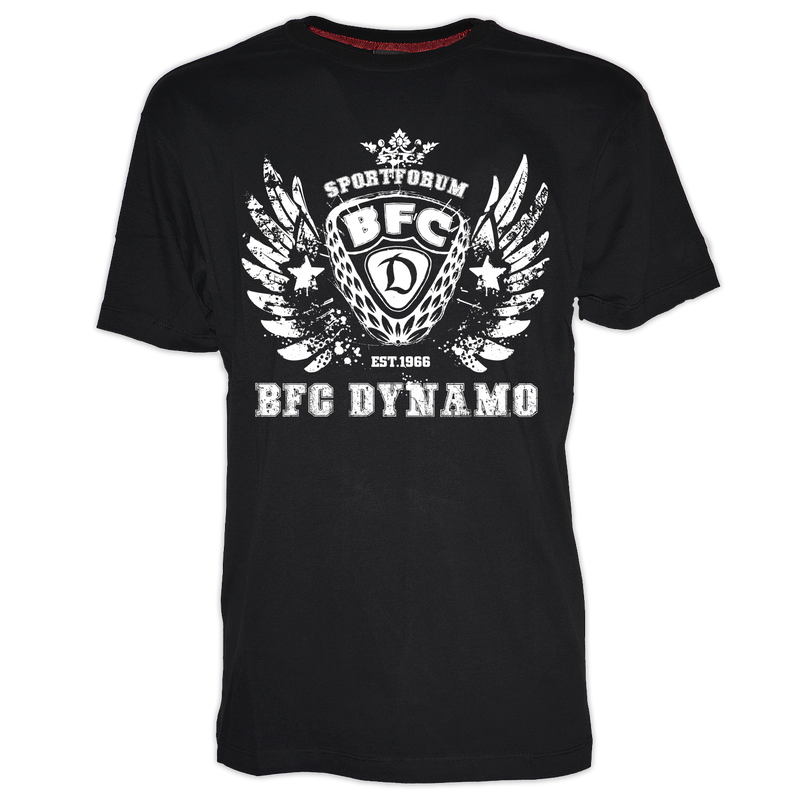 T-Shirt Flügel mit Schriftzug black T-Shirt Flügel mit Schriftzug black
