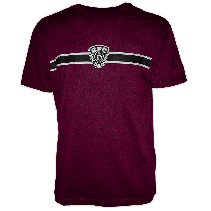 T-Shirt Striped Logo weinrot T-Shirt Striped Logo weinrot
