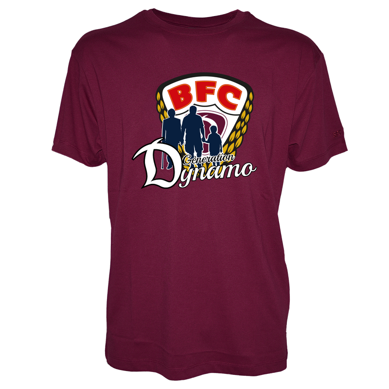 T-Shirt Generation Dynamo weinrot T-Shirt Generation Dynamo weinrot