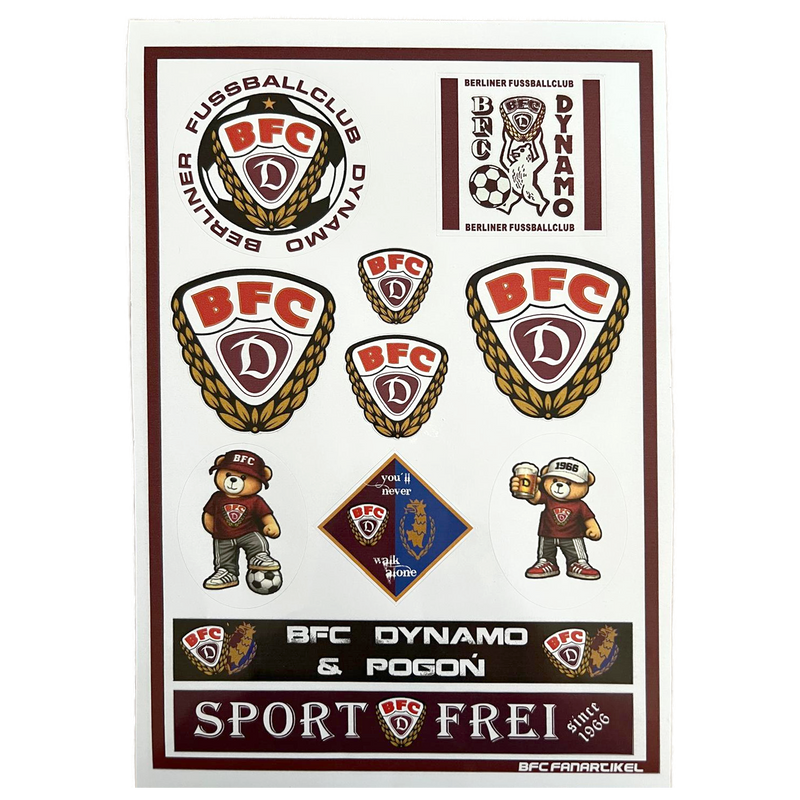 Aufkleber BFC / Pogon