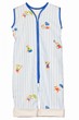 Babies & Kids - Sommer-Schlafoverall Bärenfreunde blau Flanell Babies & Kids - Sommer-Schlafoverall Bärenfreunde blau Flanell
