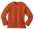 Disana 31106XX - Strick-Unipullover Wolle orange Disana 31106XX - Strick-Unipullover Wolle orange