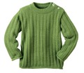 Disana 31109XX - Strick-Unipullover Wolle grün Disana 31109XX - Strick-Unipullover Wolle grün