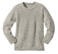 Disana 31210XX - Basic-Pullover Wolle grau Disana 31210XX - Basic-Pullover Wolle grau