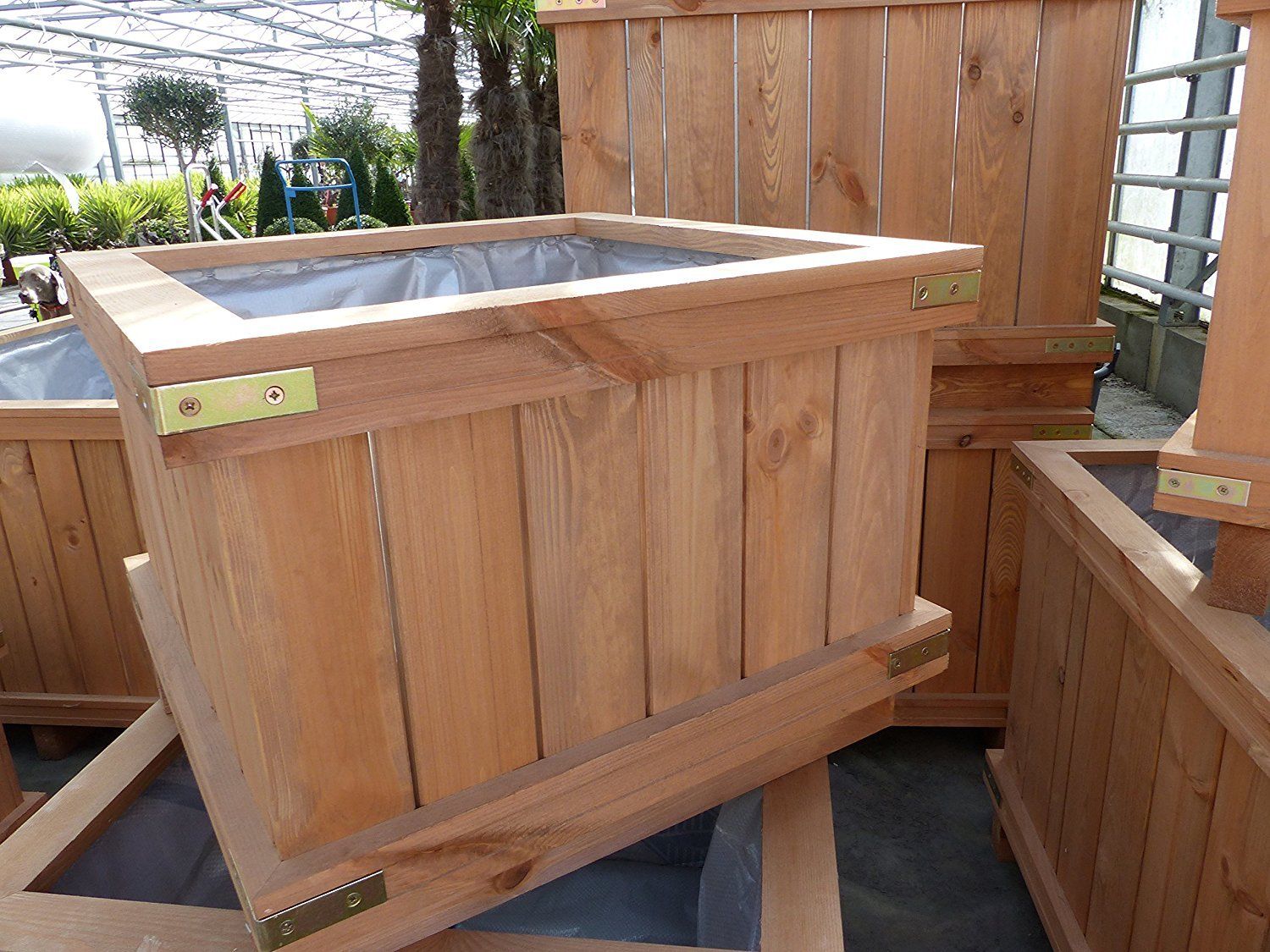 Holzkübel XXL Pflanzkübel Holz Premiumqualität diverse Größen