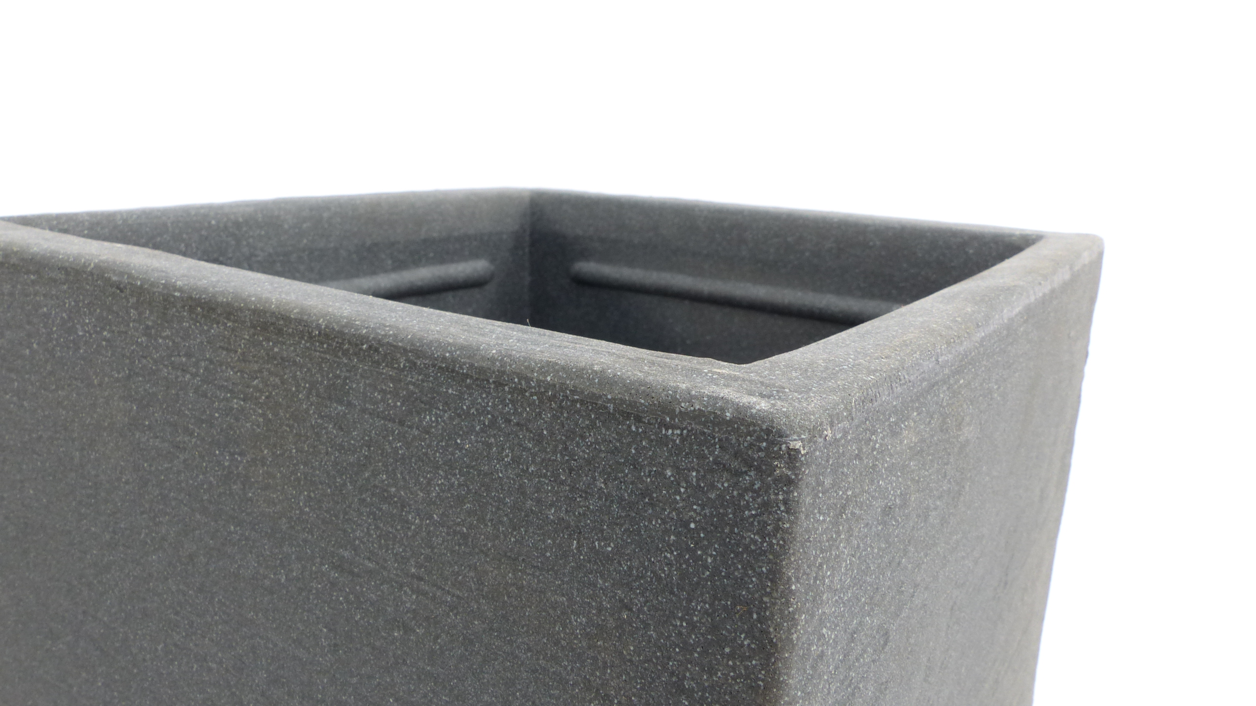 Pflanzkübel Betonoptik, Säule 80 cm grau, Pflanztopf, Pflanzsäule eBay