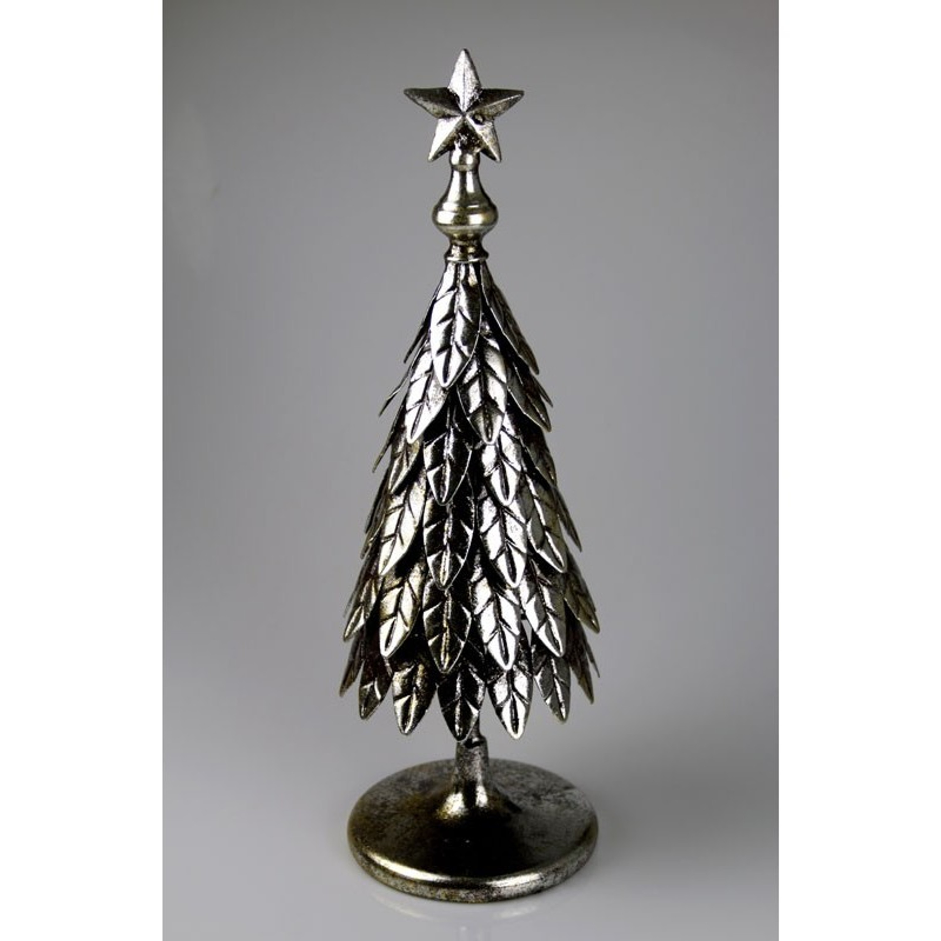 Weihnachtsdeko Tannenbaum Silber