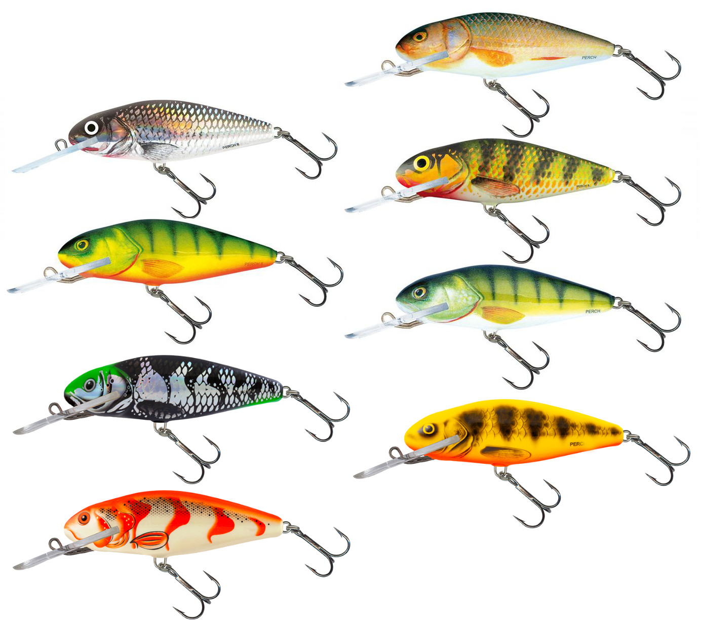 Salmo Perch Deep Runner Wobbler 8cm | Wallerangeln.de