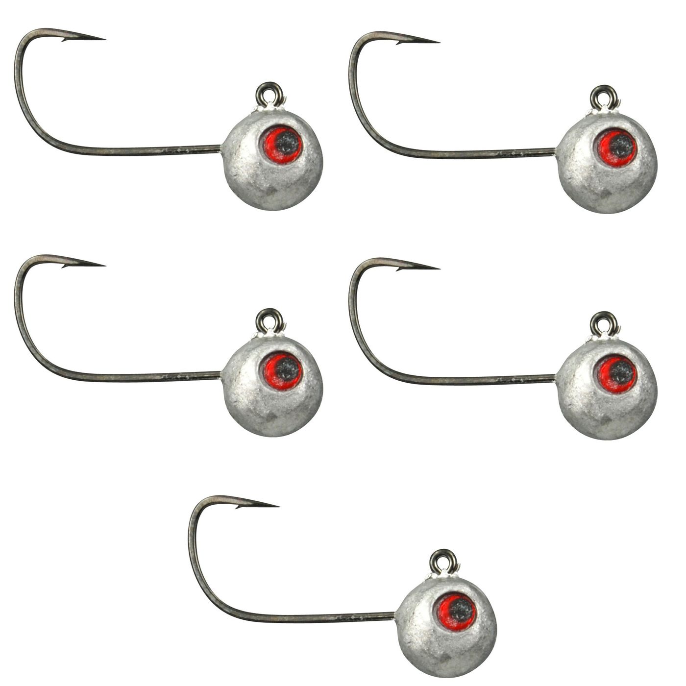 Set 3 Ganci Jig Testa Pesata – Erie Stand Up 4.0, Misura 4/0, Musaga, Polonia