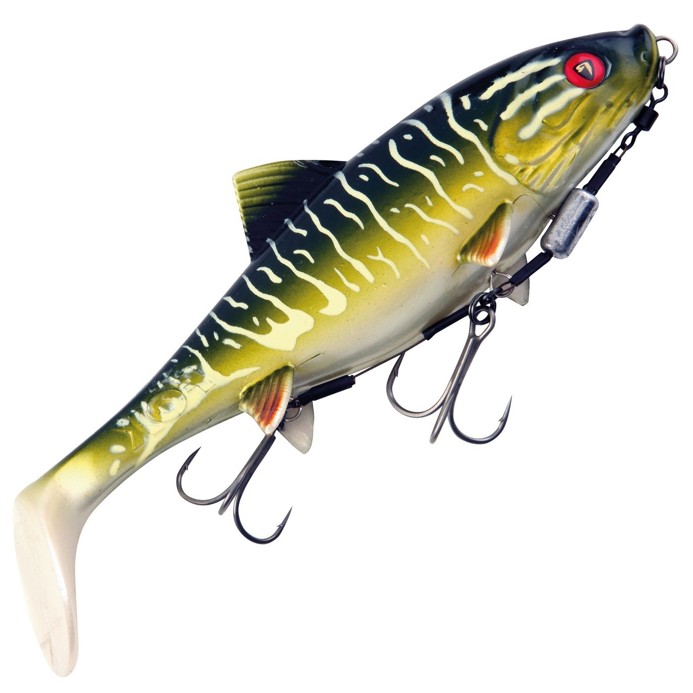 Balzer Shirasu Esca In Gomma A Forma Di Rana Clone Frog Per Luccio - 2 Colori Realistici Con Occhi UV - 6
