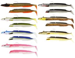Westin Sandy Andy Jig 300g 28cm Per Pesca In Alto Mare: Kit Con 1 Testa Piombata E 2 Esche In Gomma, Colore Glow Gadus