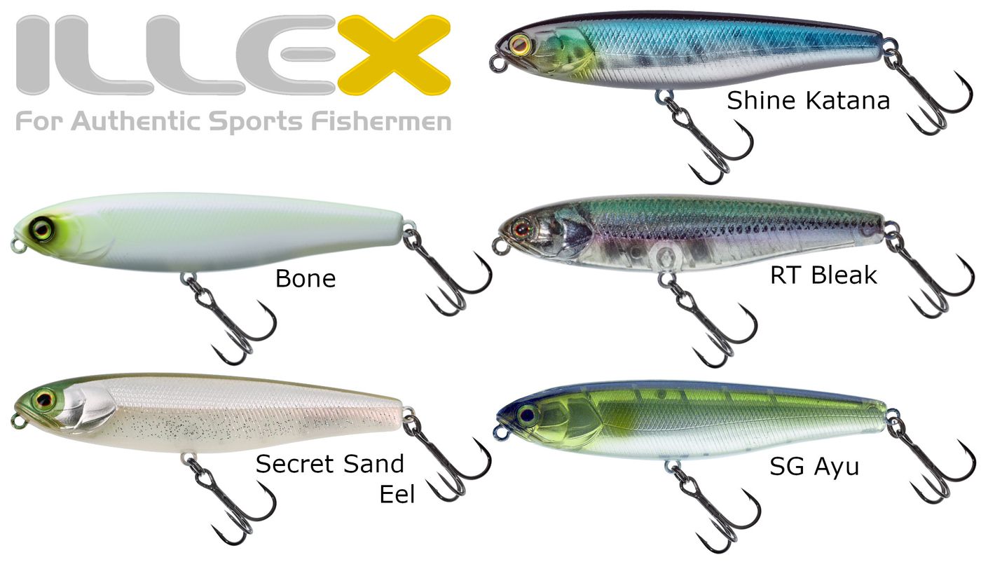 Illex Water Monitor 85 85mm 13,5g Stickbait Wobbler Jackall Bros. Topwater Bait - Foto 8