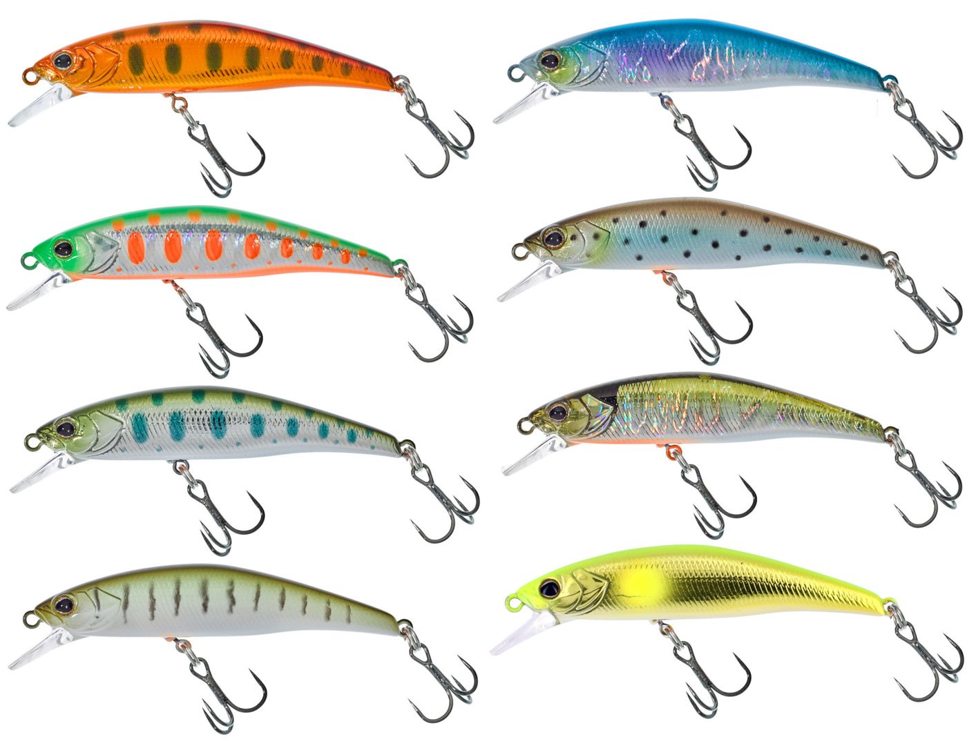 Leurres Illex Tricoroll 55S - 63SHW - 43SHW Pour Perche Truite Et Chevilles