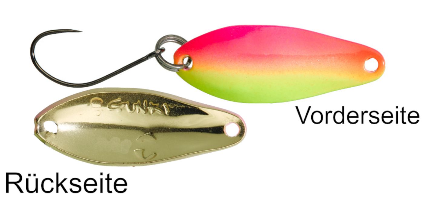 Gunki Spoon Reinbo Drift 2,1g 2,91cm - Forellenblinker