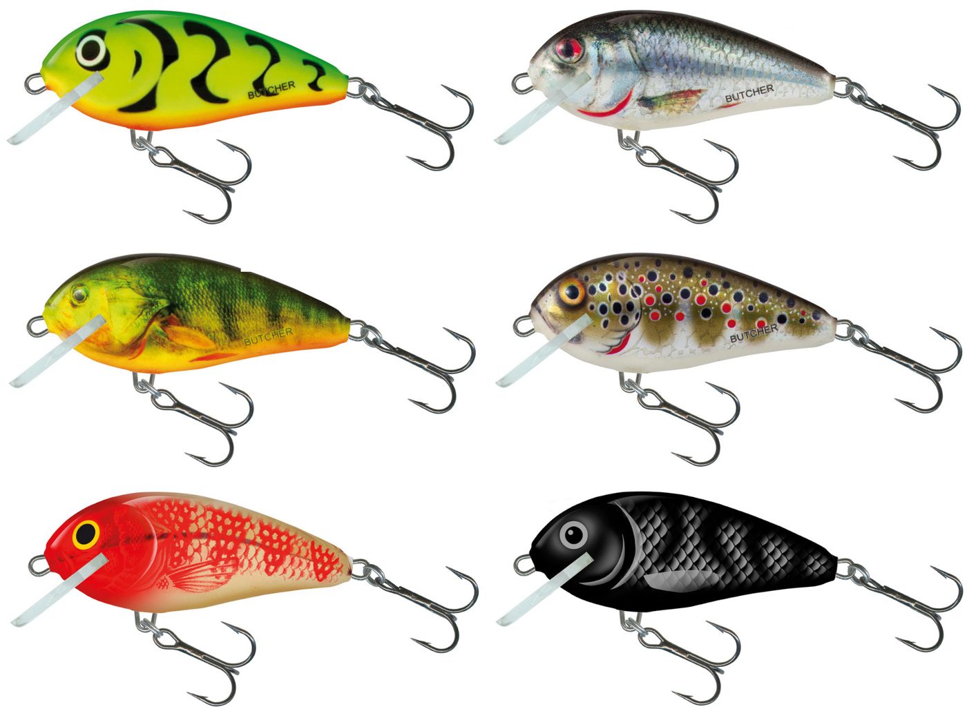 Salmo Kunstköder Salmo Fanatc Wobbler 7cm 5g Schwmmend, (1-St
