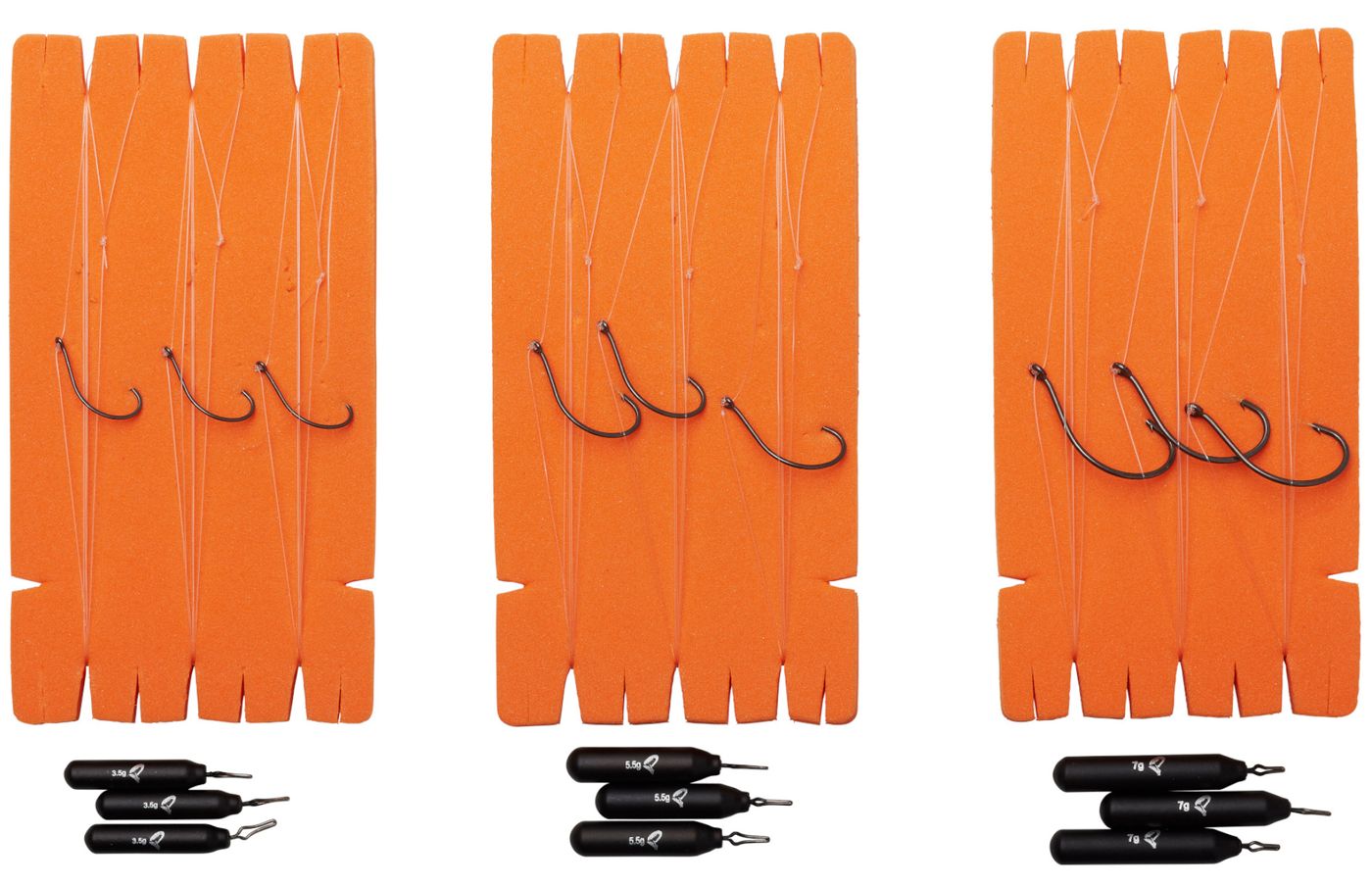 Savage Gear Dropshot Rig Kit 100cm 3 Dropshotmontagen Hakengr. 6 / Schnur 0.26mm 4.5kg