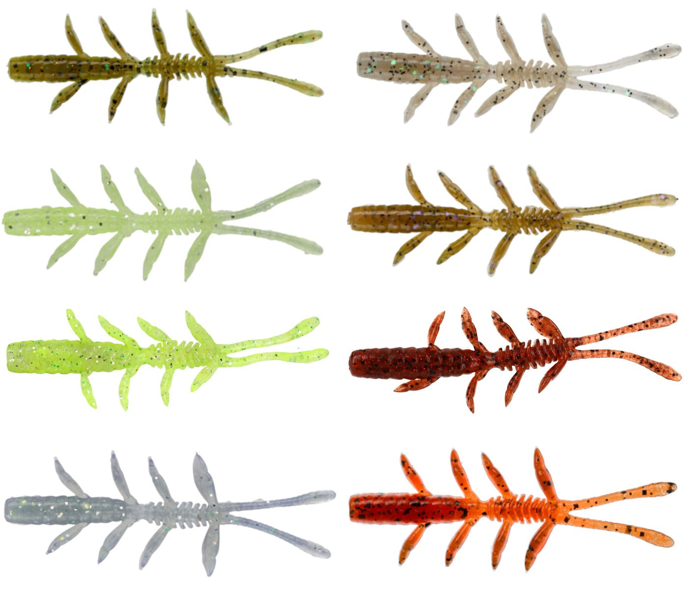 Illex 7,6cm 2g Scissor Comb - 8 Creature Baits Magic Pumpkin Craw