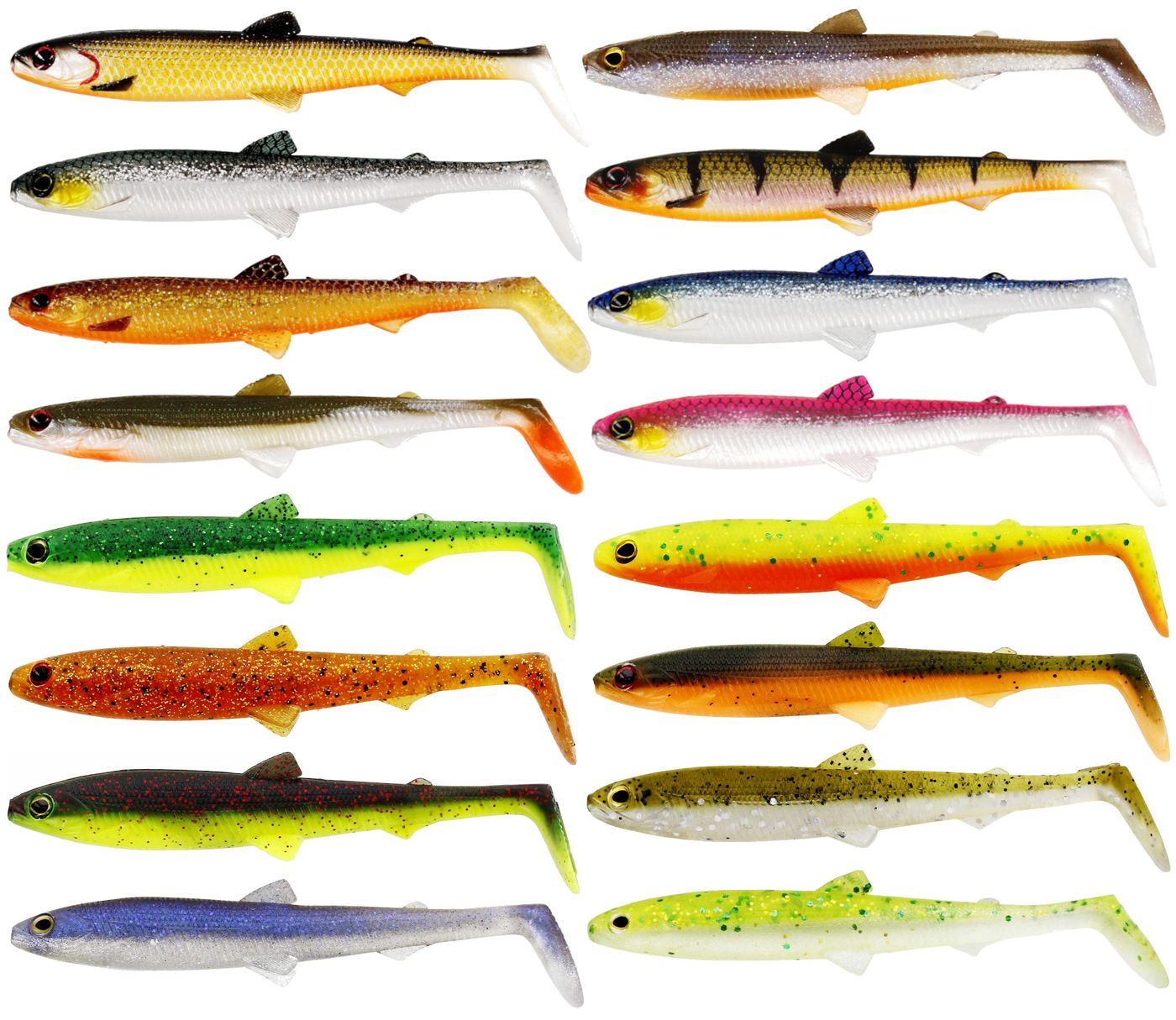 Westin Bullteez Shadtail Gummifisch 18cm 53g - Raubfischköder Headlight