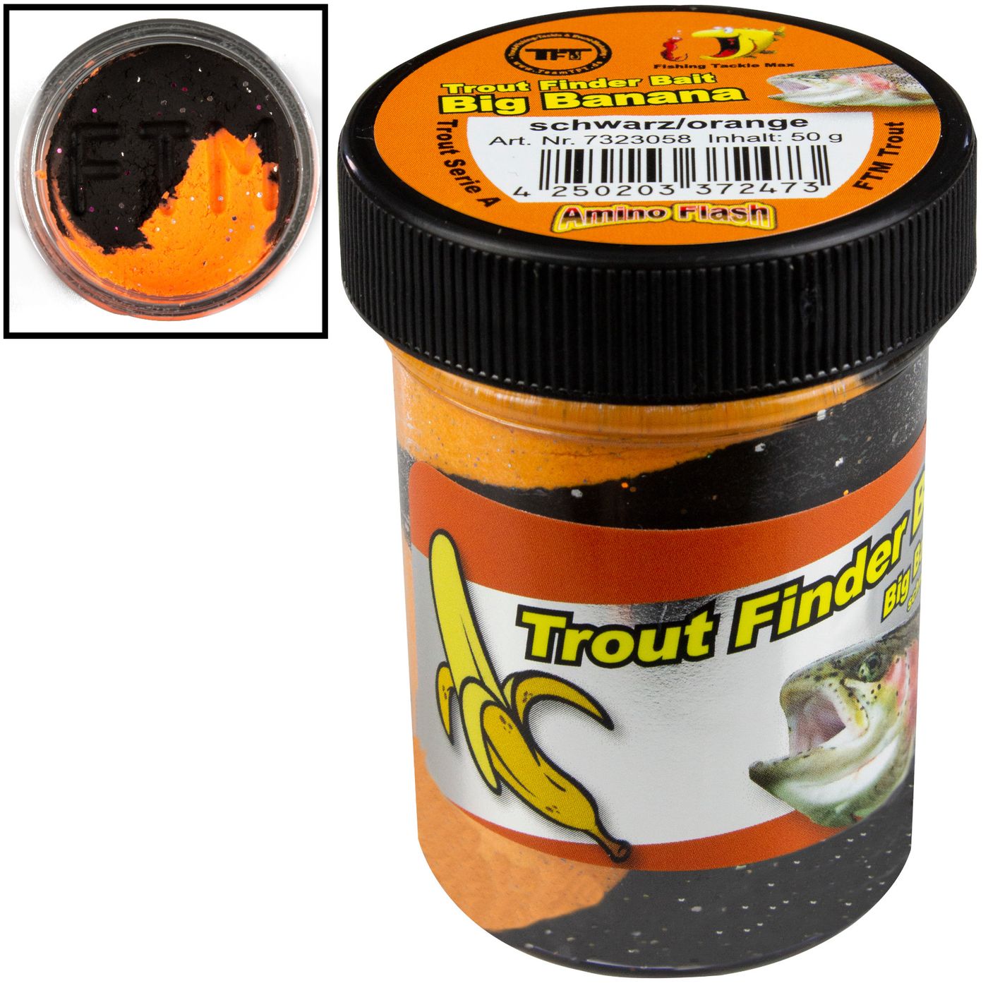 (79,80€/1kg) FTM Forellenteig schwimmend- 50g Forellenpaste, Köder für Forelle - Bild 3 von 27