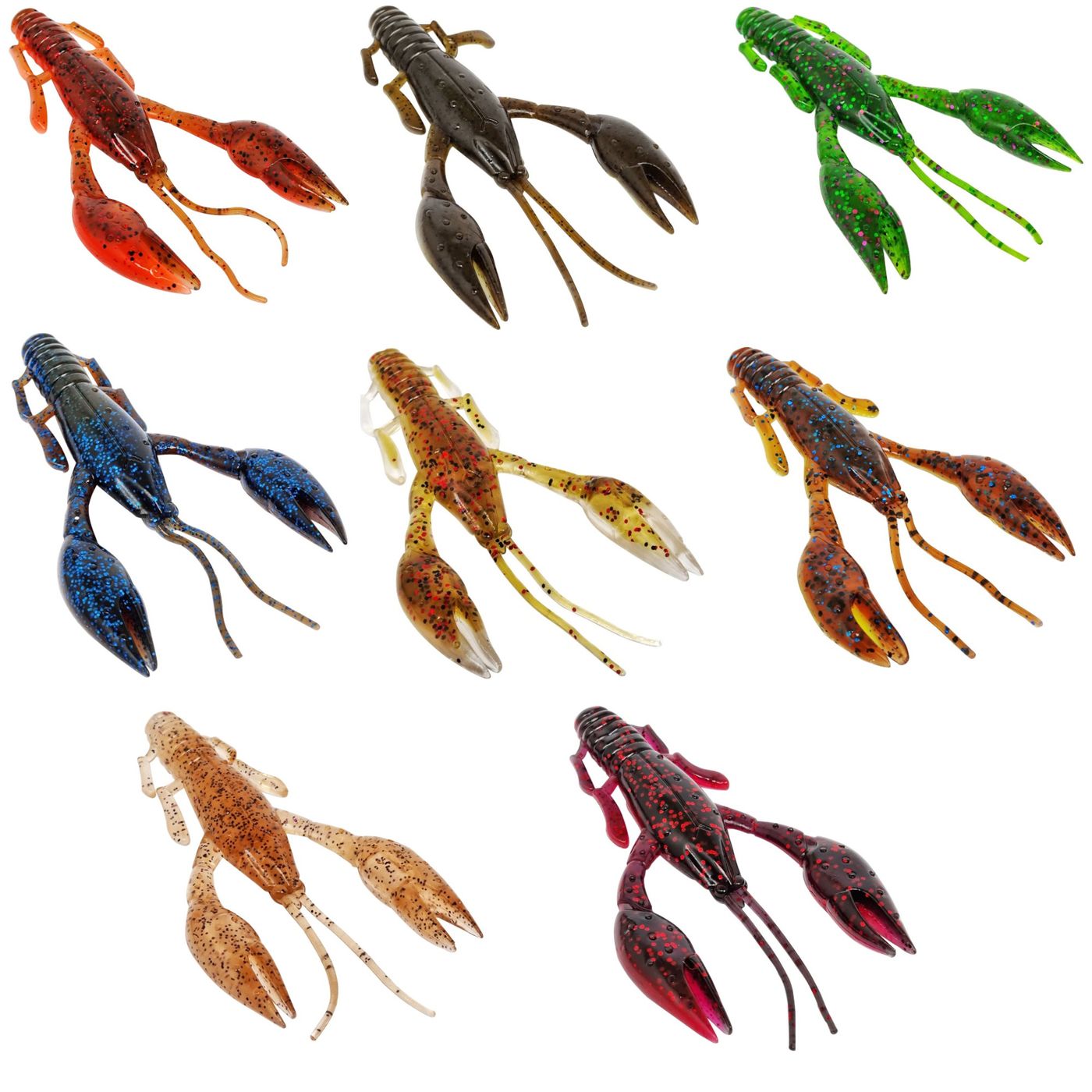 ftm-krawallo-craw-10cm-6-gummikrebse-champagne-pepper