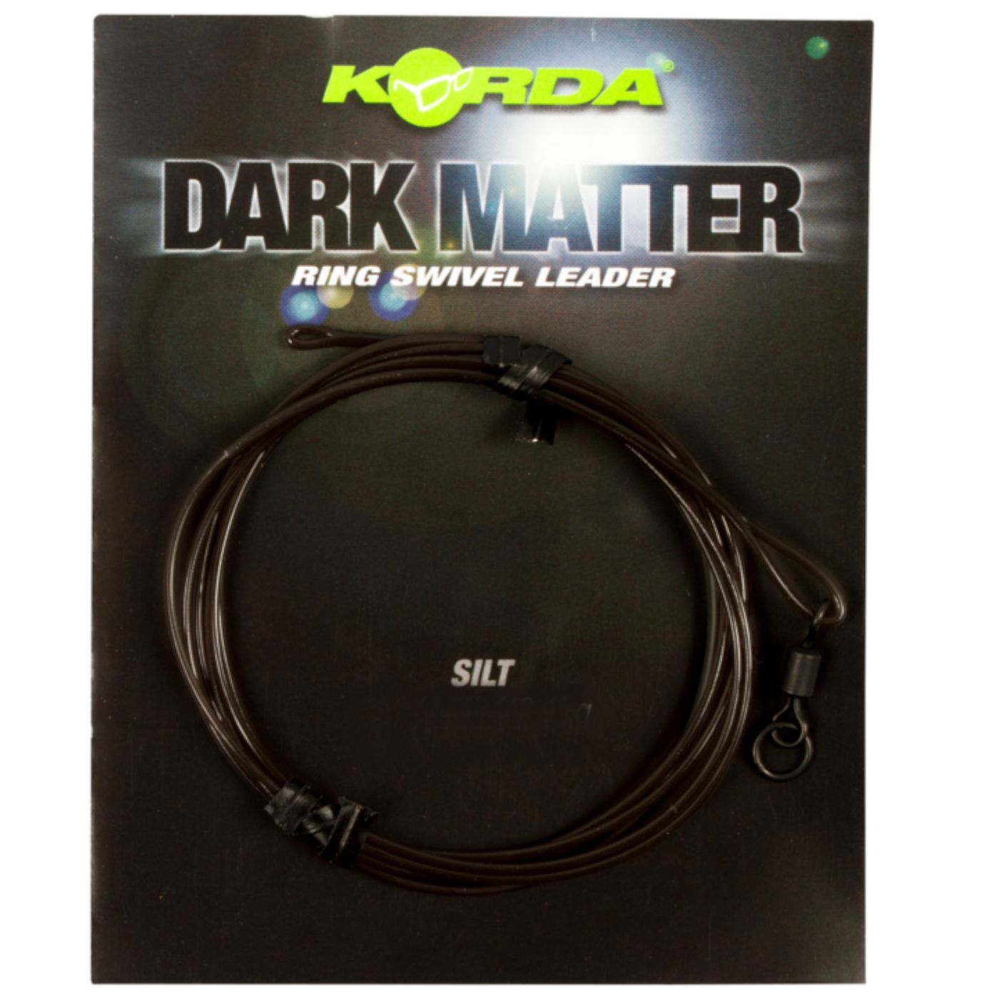 Korda Dark Matter Leader Size 8 Ring Swivel 100cm 30lb - Karpfenleader