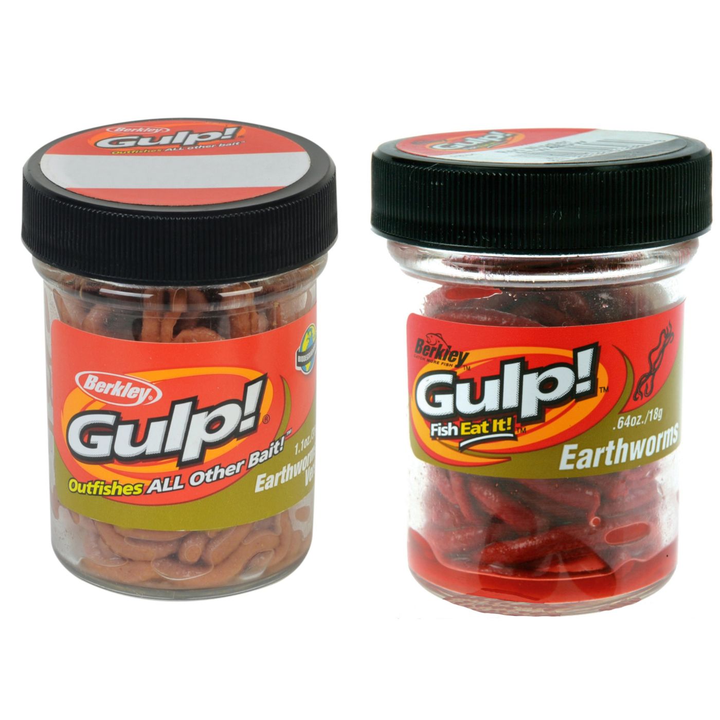 Berkley Gulp! Earthworm - 12 Gummiwürmer Brown