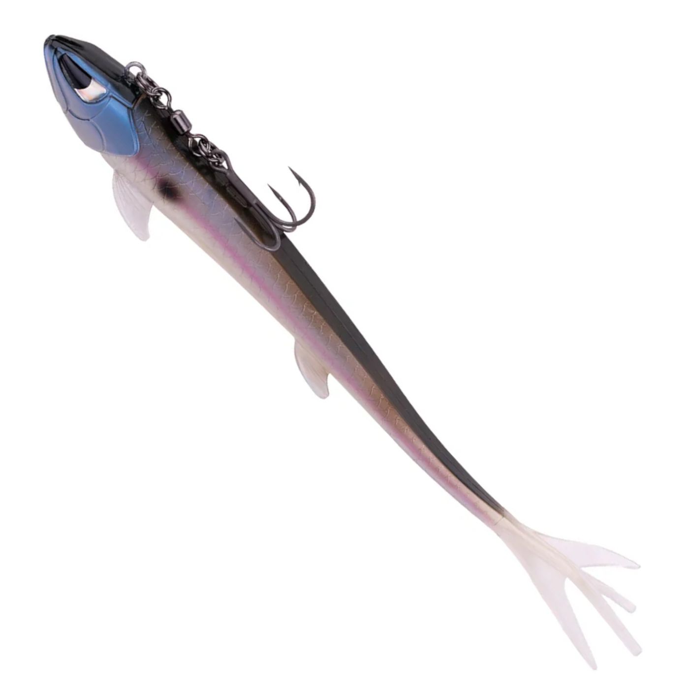 Zeck ZANDER Pelagi Set 20cm - montierter Gummifisch