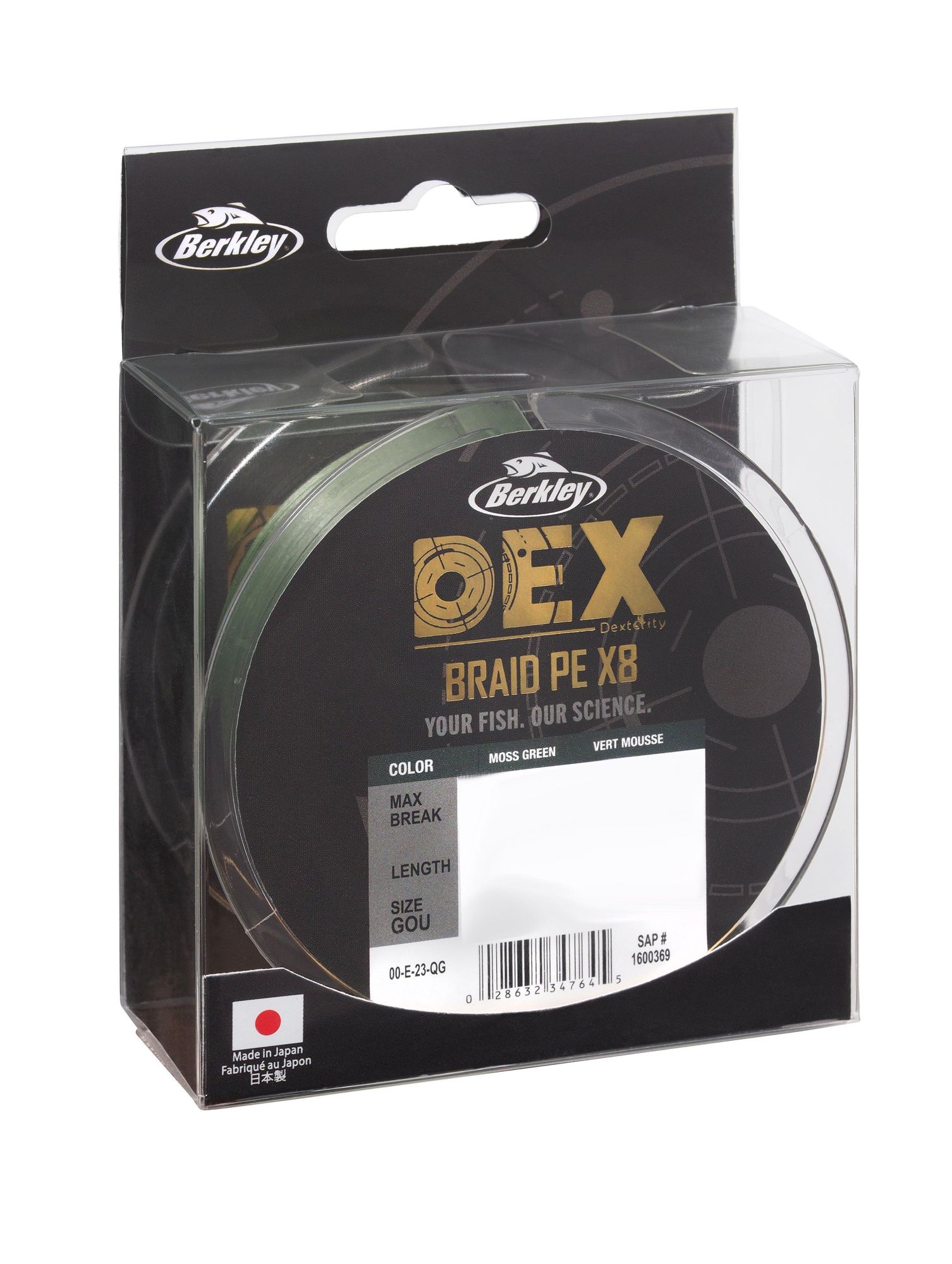 Berkley Dex X8 - 300m geflochtene Angelschnur