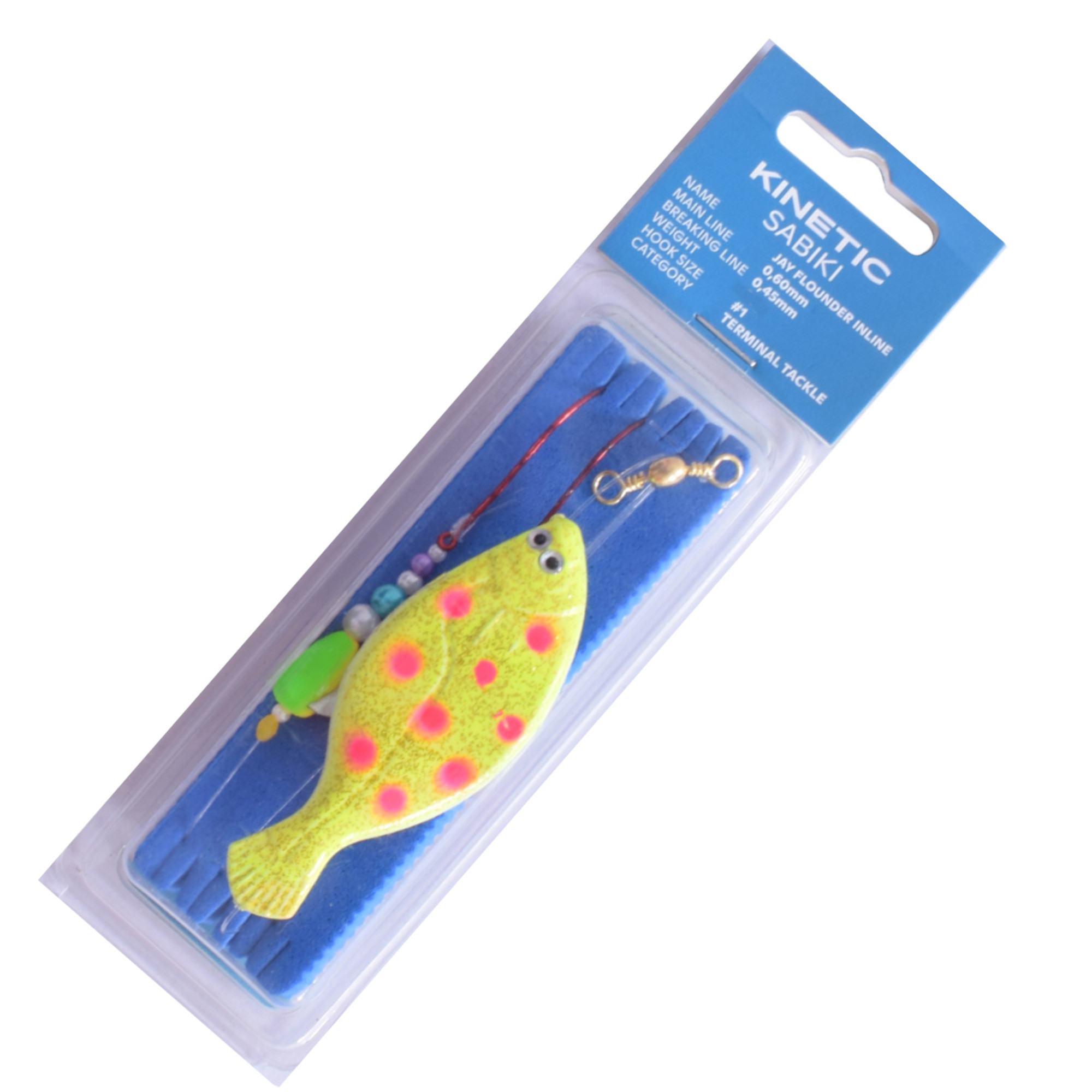Kinetic Sabiki Jay Flounder Inline - Buttlöffel Plattfischvorfach