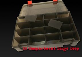 Fox Rage Stack N Store Lure Box 16 Comp Large Deep 356mm x 220mm x 80mm