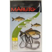 Owner Carp CT3 Haken - Karpfen Angelhaken, Einzelhaken zum Karpfenangeln,  Karpfenhaken zum Angeln, Öhrhaken für Karpfenmontagen,  Größe/Packungsinhalt:Gr. 2-6 Stück : : Sports & Outdoors